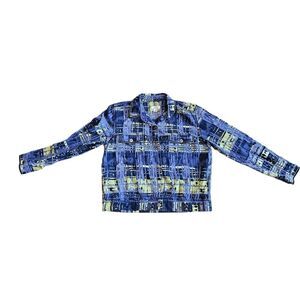 Women's Christopher & Banks Y2K Cotton Shirt Jacket Medium